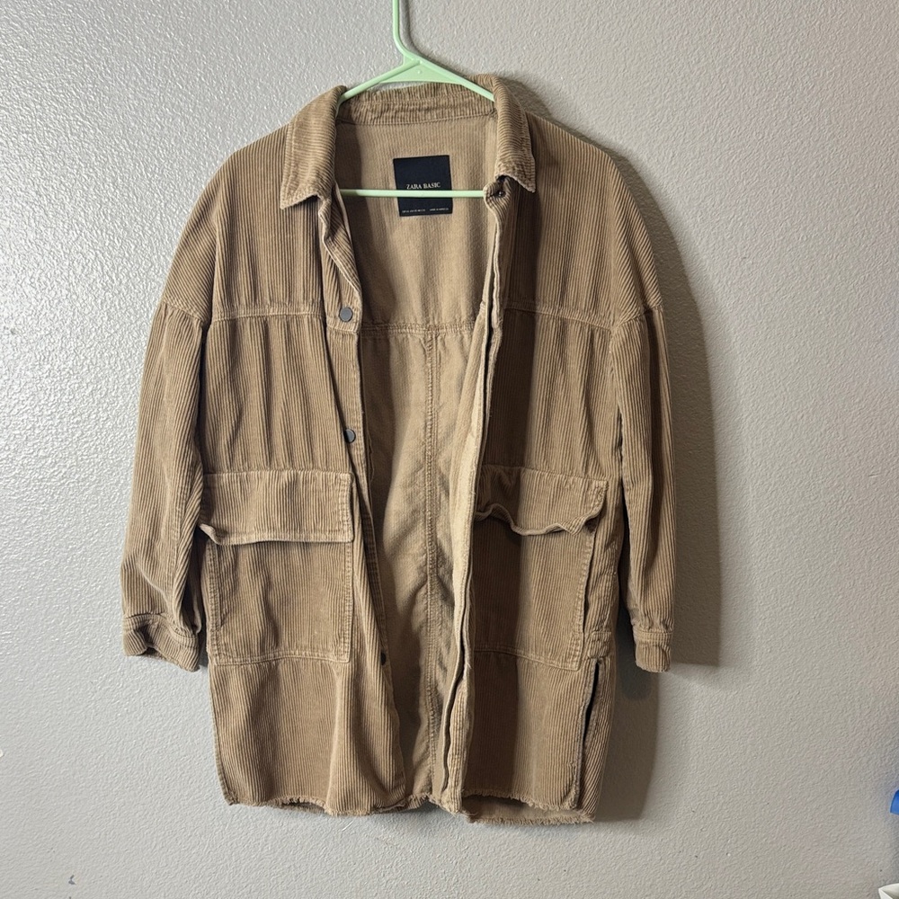 Zara Men's Brown Shirt Jacket